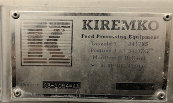 Kiremko 3m Continuous Peeler - Image 2